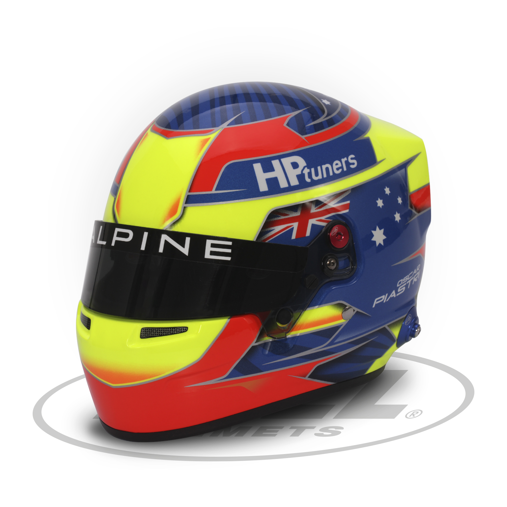 Oscar Piastri 2021 F2 Bell Mini Helmets